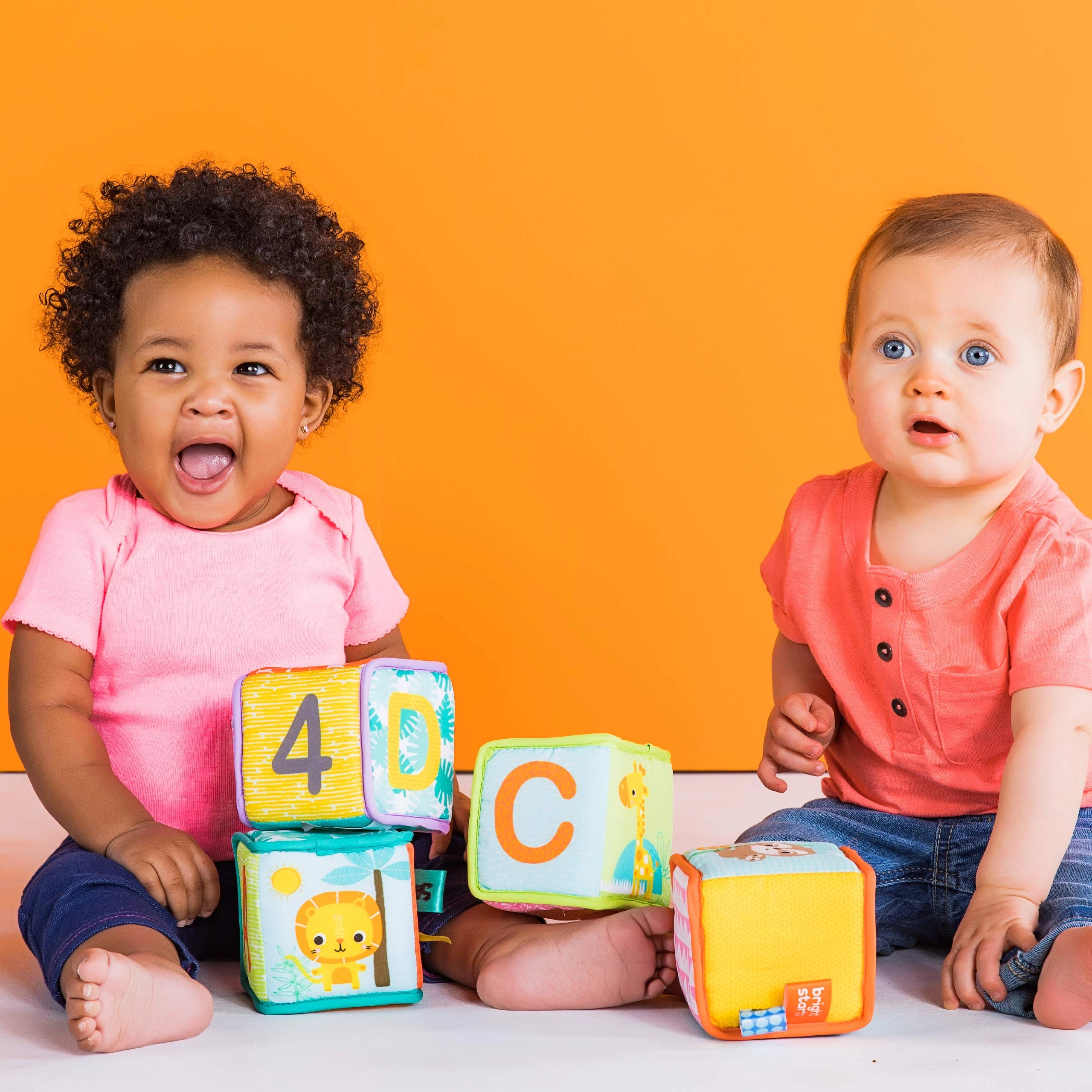 Grab & Stack Blocks - 3 months+ 4 pieces