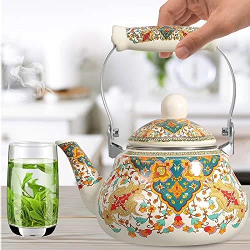 Enamel Tea Kettle - Enamel