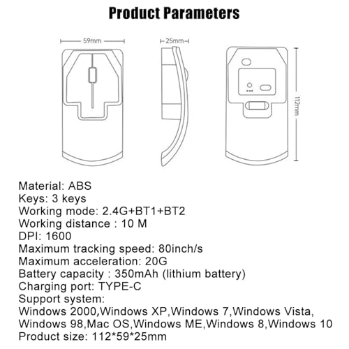 Silent Charging Mouse - Wireless