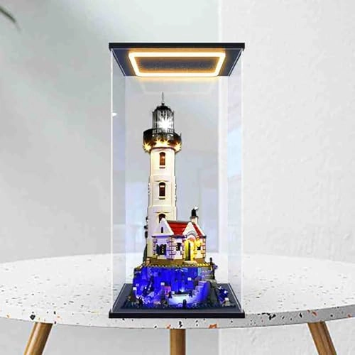 Display Case - Compatible with 21335 Dustproof Elegant Model with White Backlight (Display Case Only)