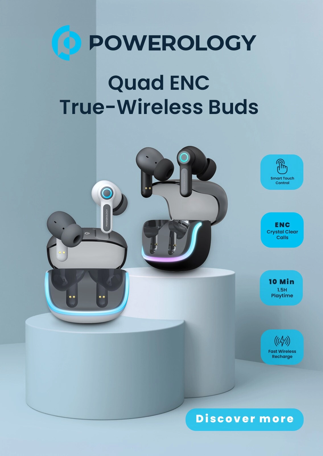 Quad ENC Wireless Earbud