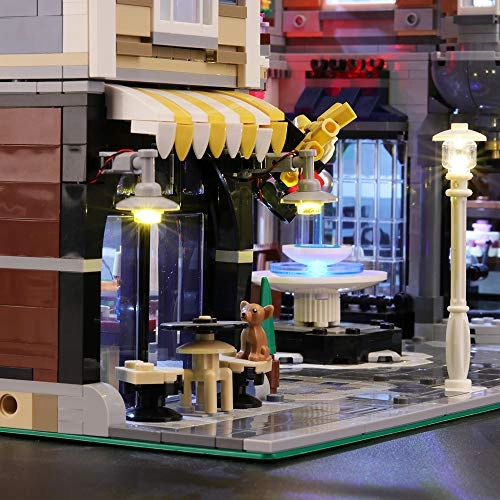 Led Lighting Kit For Assembly Square - Compatible With Lego 10255