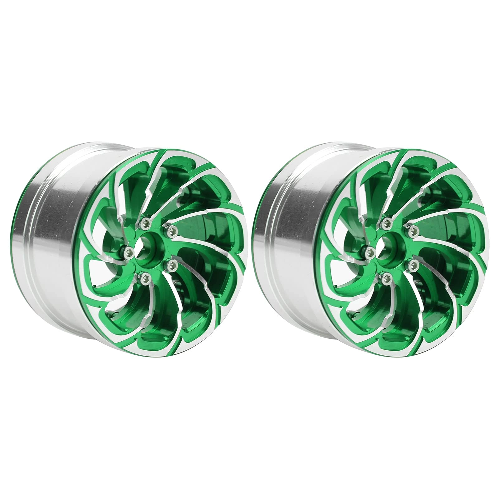 HCHKMMI Aluminum Alloy Beadlock Wheel Rims - 1/10