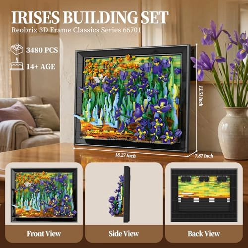Irises Building Set - 3480pcs