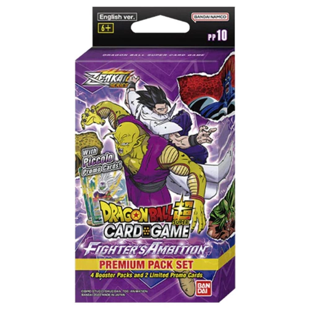 Dragon Ball Super TCG: ZENKAI Series 02 Fighter’S Ambition Premium Pack Set [PP10] - 2pcs