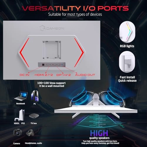 Artic Pro-Series Gaming Monitor - GOA27QHD180IPS 27 in 2560 X 1440