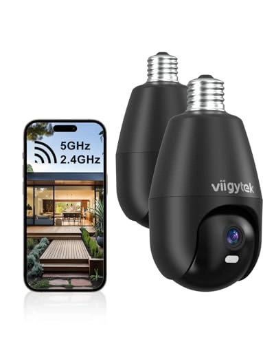 Light Bulb Security Camera 2K