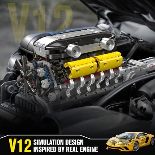 V12 4-Speed Transmission Engine (10202)