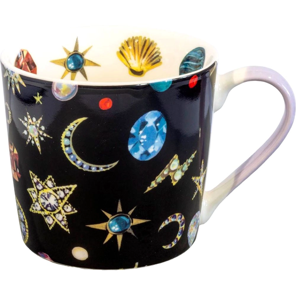 ELEANOR BOWMER Cosmic Gems Mug - Black