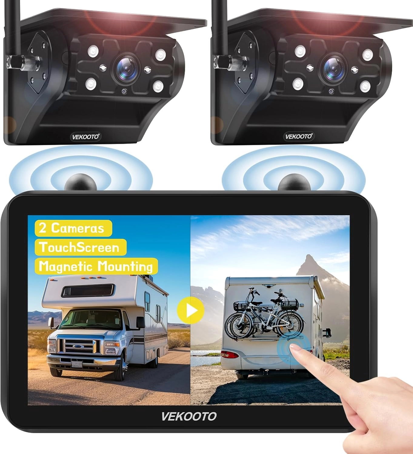 VEKOOTO VK7-2 - Night vision Wireless 1080P