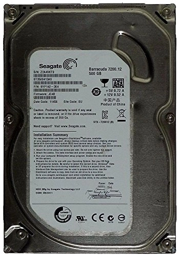 Barracuda 7200.12 3.5" 7200rpm 16MB SATA 6Gb/s (ST3500413AS) - 500GB