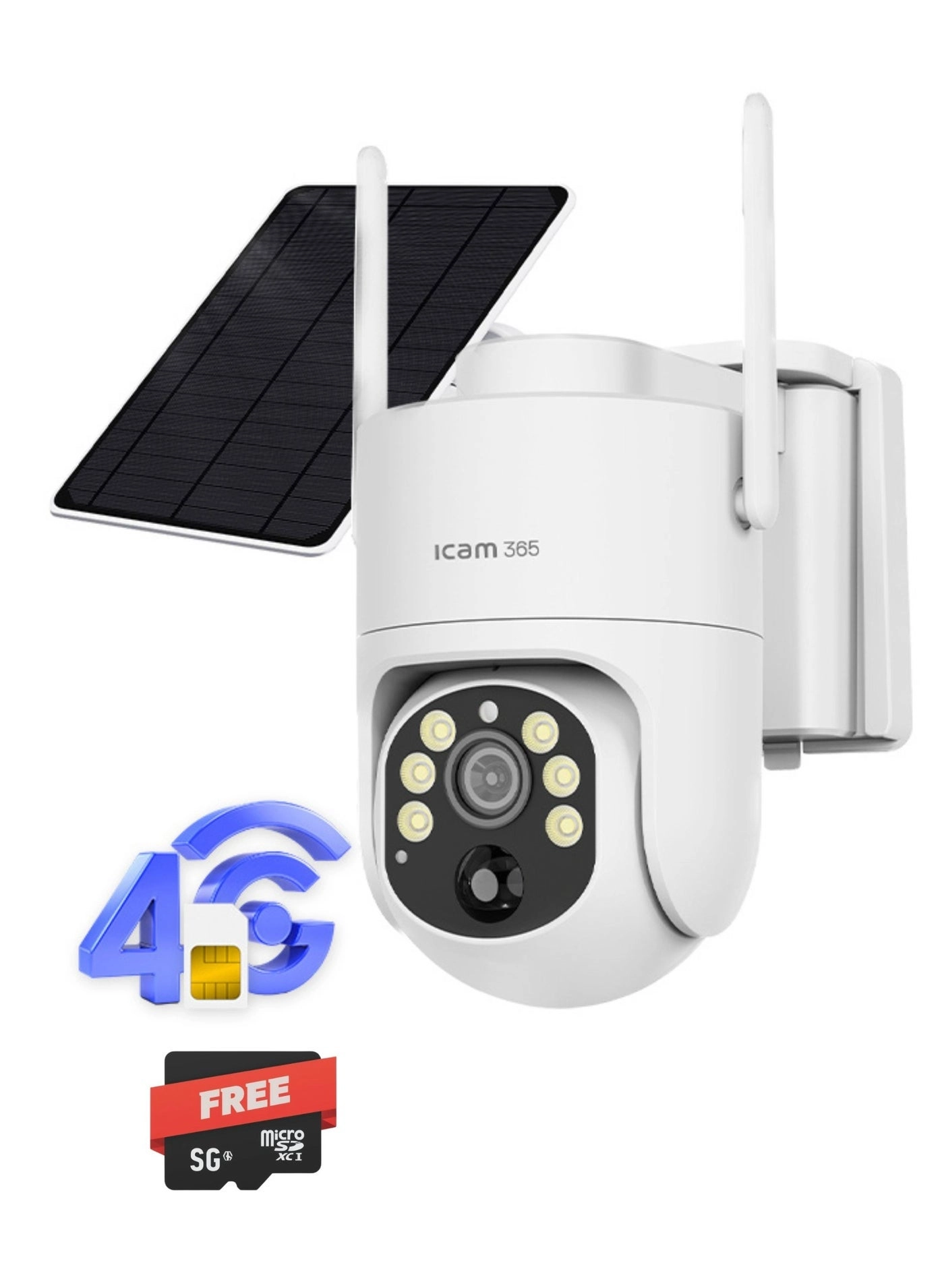 ICAM 365 Solar 4G Dual-Lens Security Camera