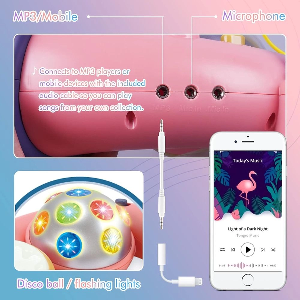 Kids Karaoke Microphone - Suitable for 18 months & above