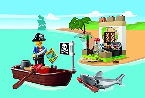Juniors Pirate Treasure Hunt (10679) - Multicolor Easy to Build