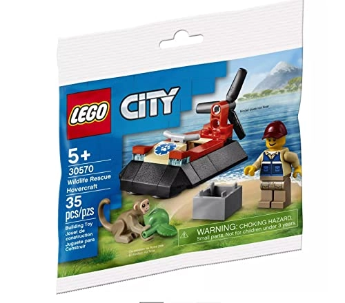 City Wildlife Rescue Hovercraft (30570) - Polybag Multicolor