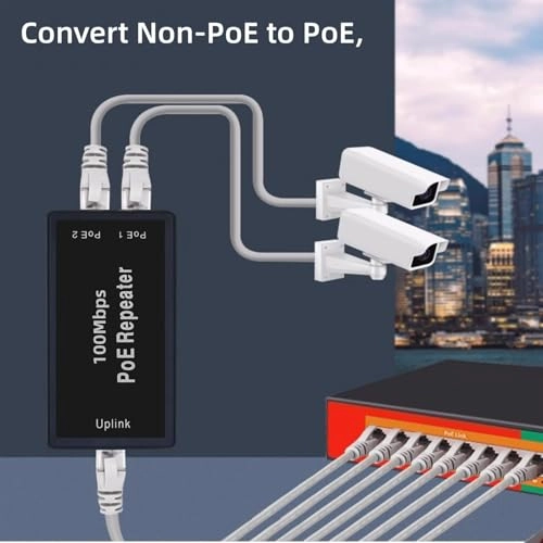 100M 802.3at/af 90W PoE Injector - 48V 30W 3 Port