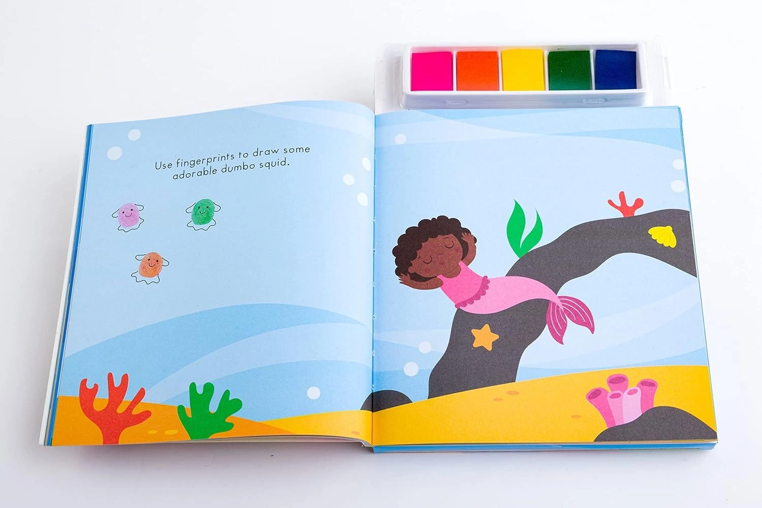 Mermaids & Friends Finger Prints Kit - 3+ years