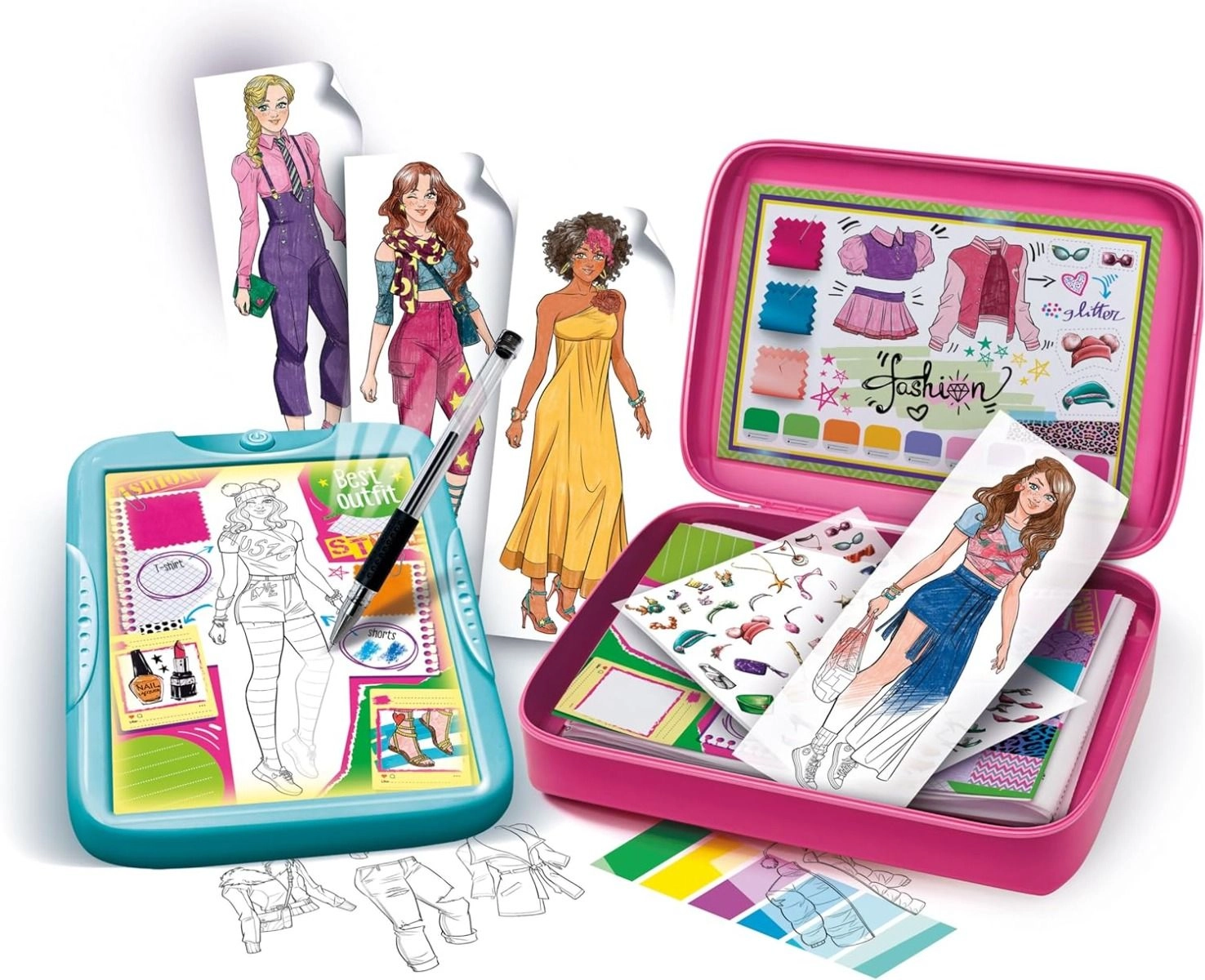 Clementoni Idea Fashion Design Studio - 7+ Multi Colour