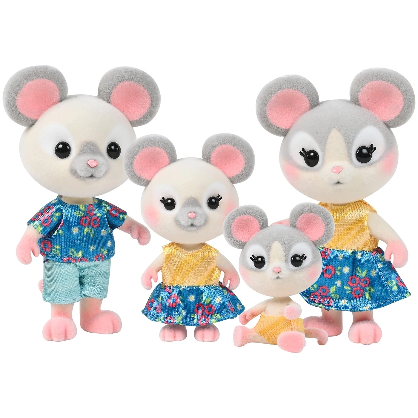 Sunny Days Entertainment Honey Bee Acres Cheddars Mouse Family - 4 piece(s)