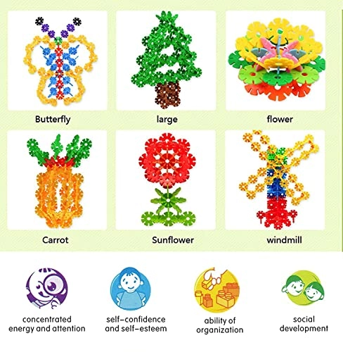 snowflake building blocks - 500 pcs