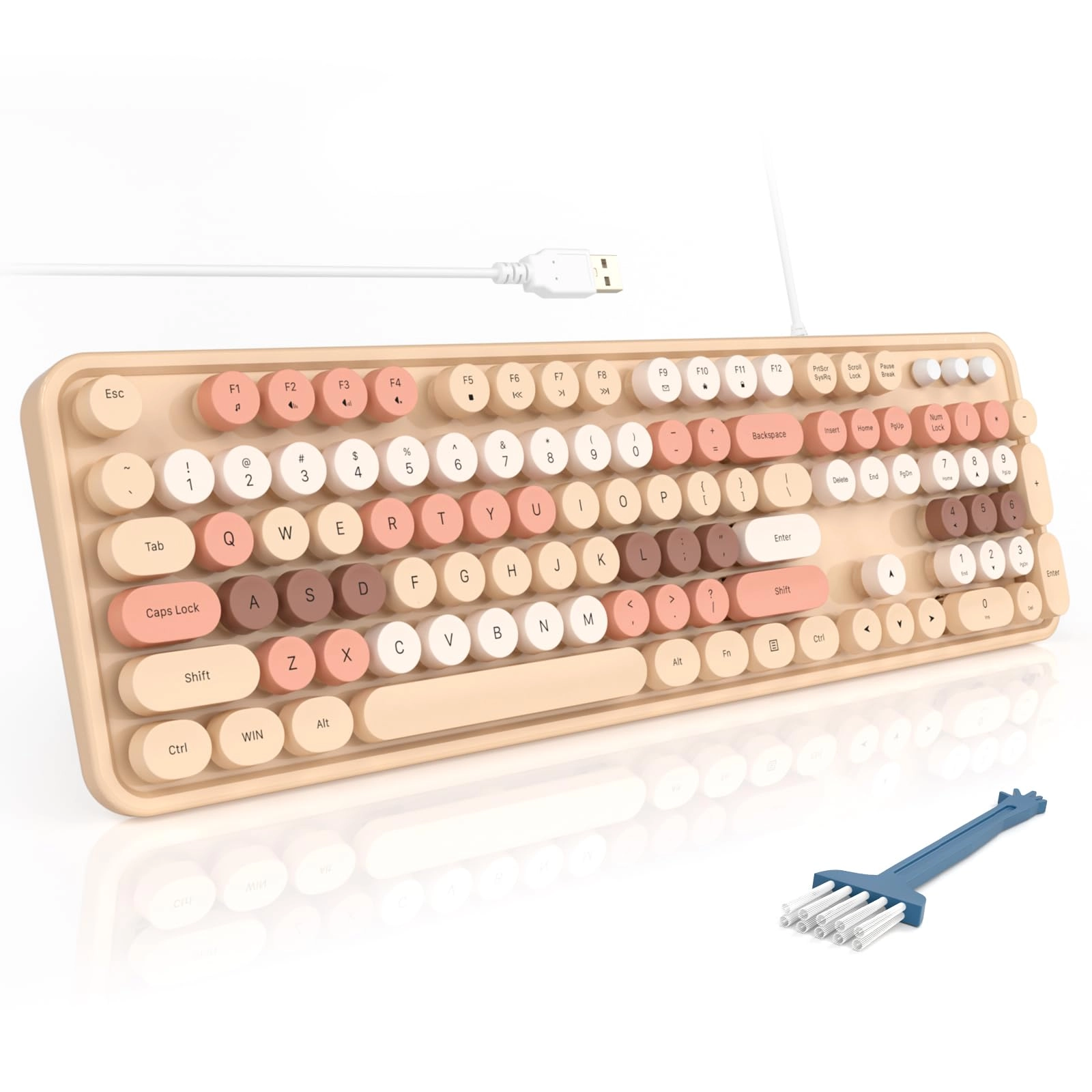Computer Keyboard - 104 KEYS LAYOUT Wired/Wireless