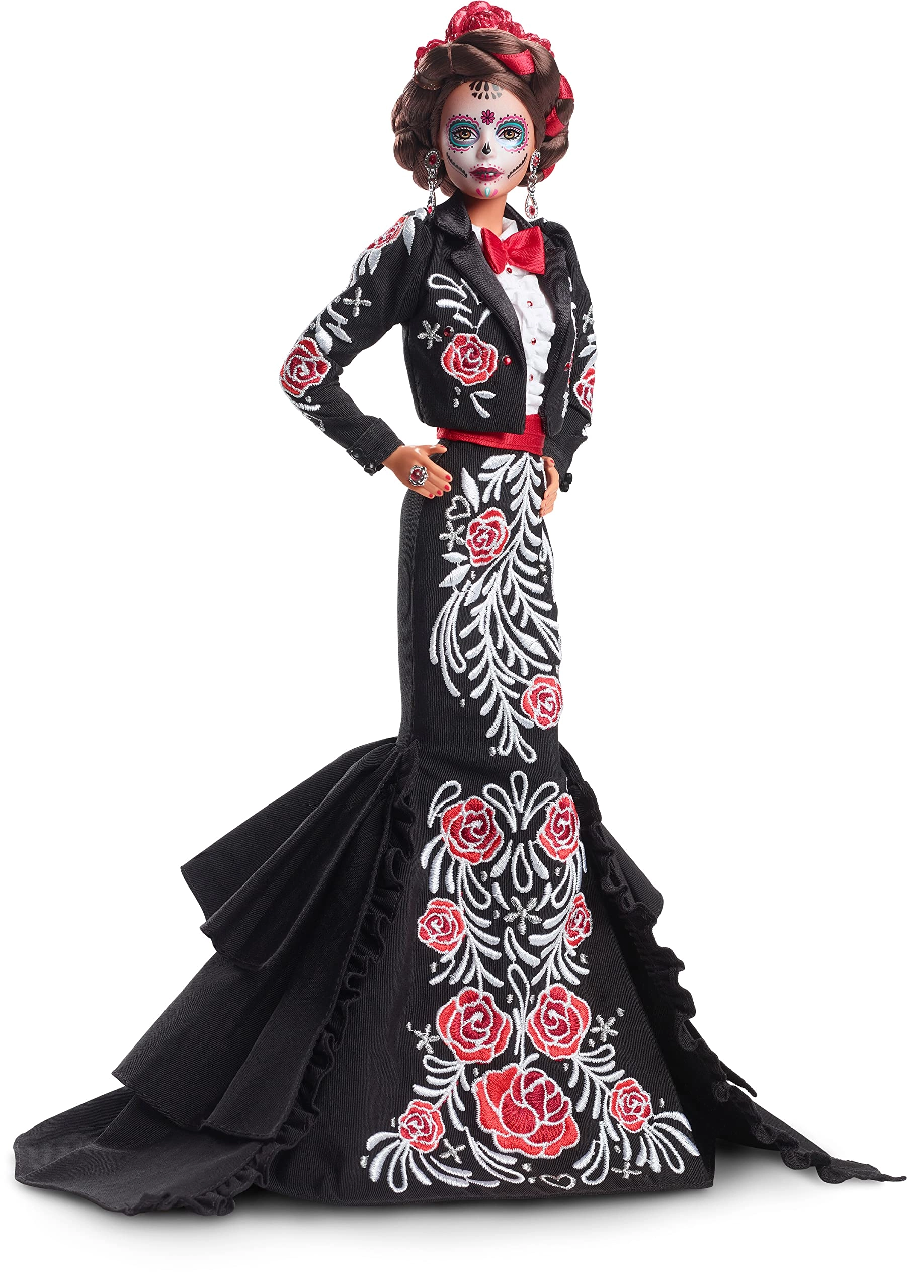 Mattel Benito Santos x Barbie Doll - Día De Muertos Black