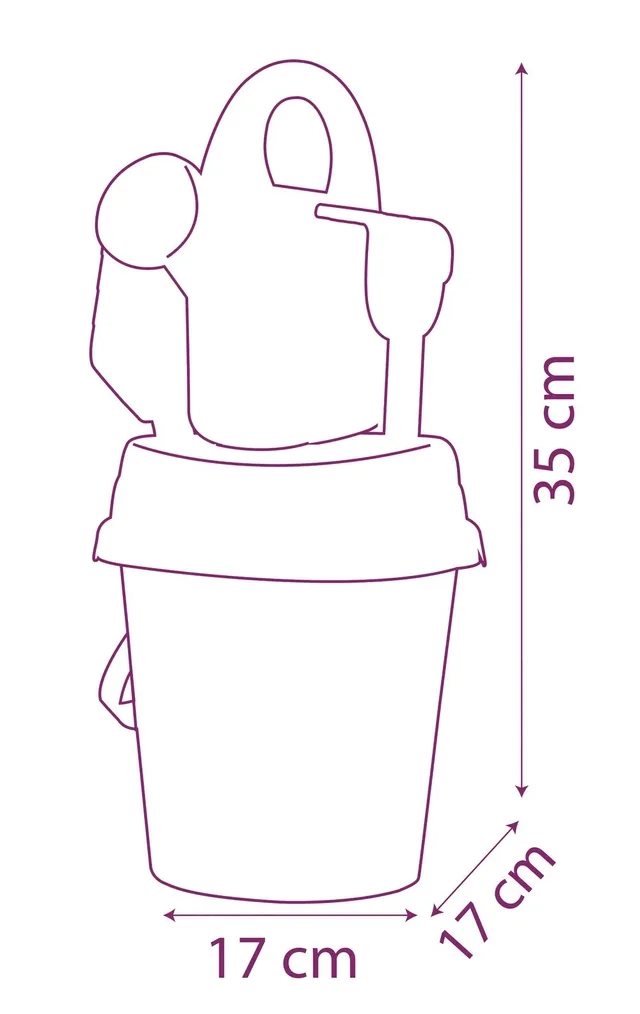 Ice Queen Sand Bucket Set - 3+ Multi Colour