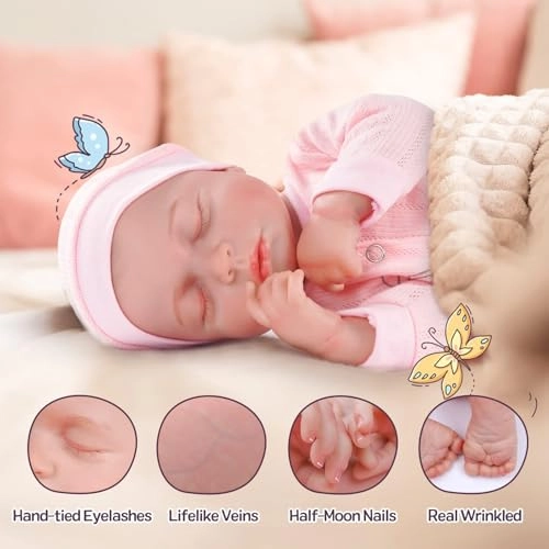 Reborn Baby Doll - 17 inch Soft Body Ages 3+