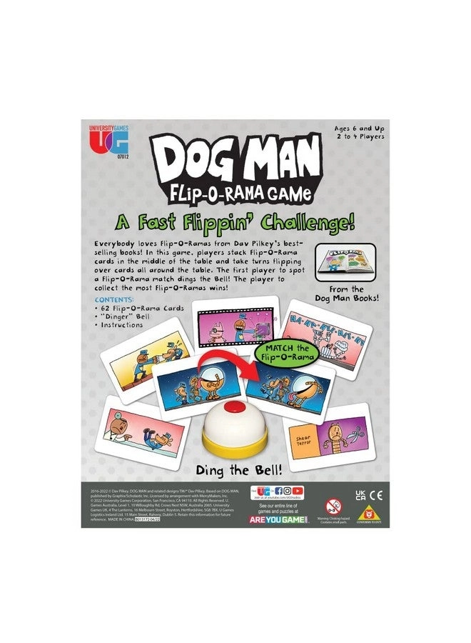 Dog Man Flip-o-Rama - Card Matching Game