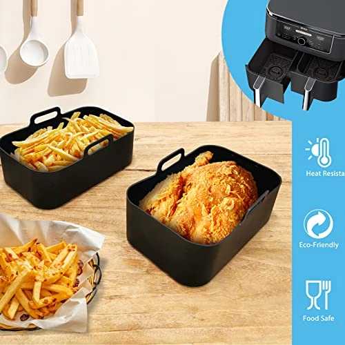 Air Fryer Silicone Liners - 2 Pack