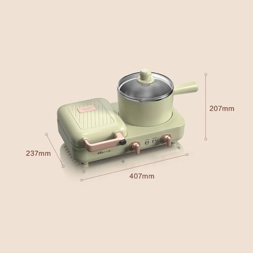 9-in-1 Breakfast Station - 1300W 5 baking trays pink