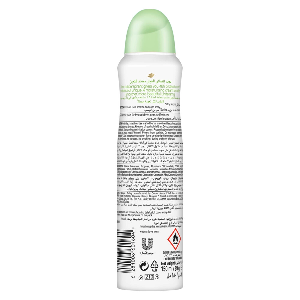 Go Fresh Antiperspirant Deodorant - Cucumber And Green Tea 150ml