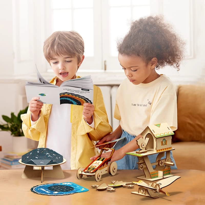 Motor Machines Science Experiment Kit Engineering - 6 years+ 6 pieces