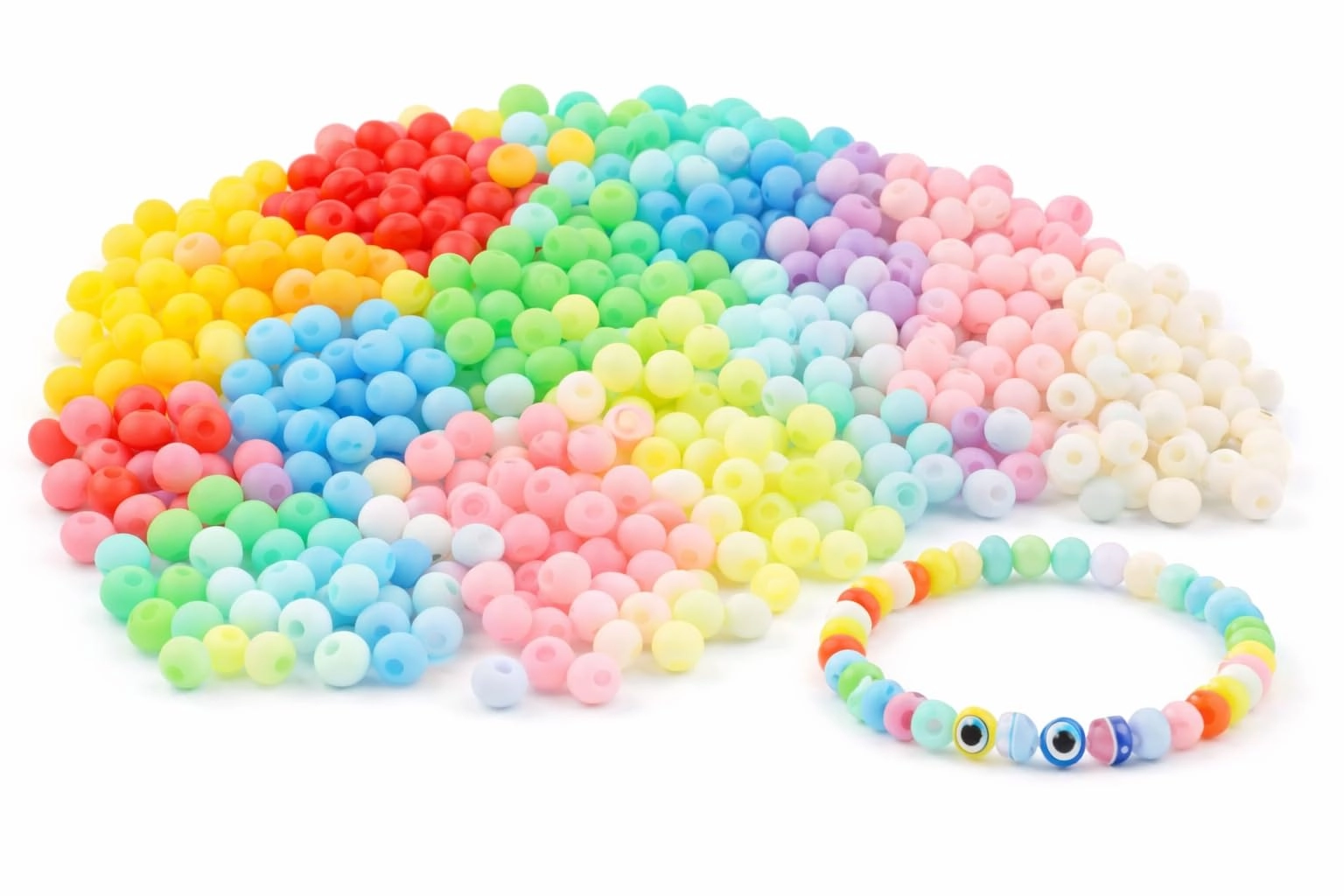 Bracelet Making Kit - 12 Types 10m Elastic Thread