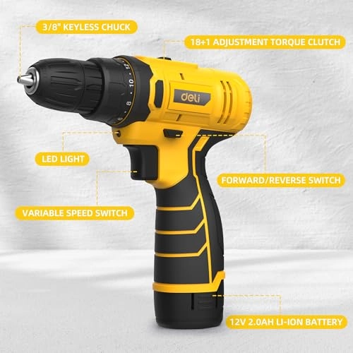 Cordless Drill - 2.0Ah