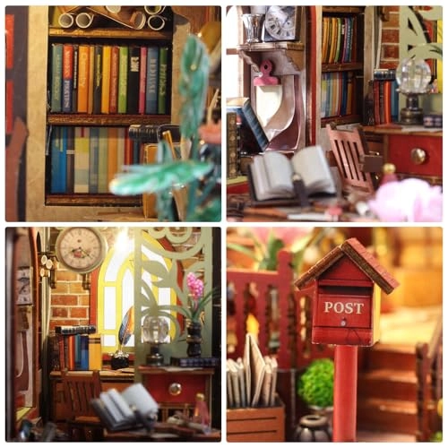 Miniature dollhouse Kit - Bookhouse