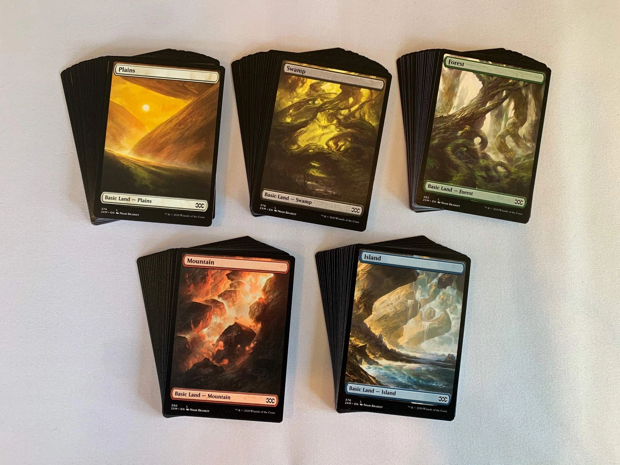 MTG Decks & More Magic The Gathering: Full Art Basic Lands