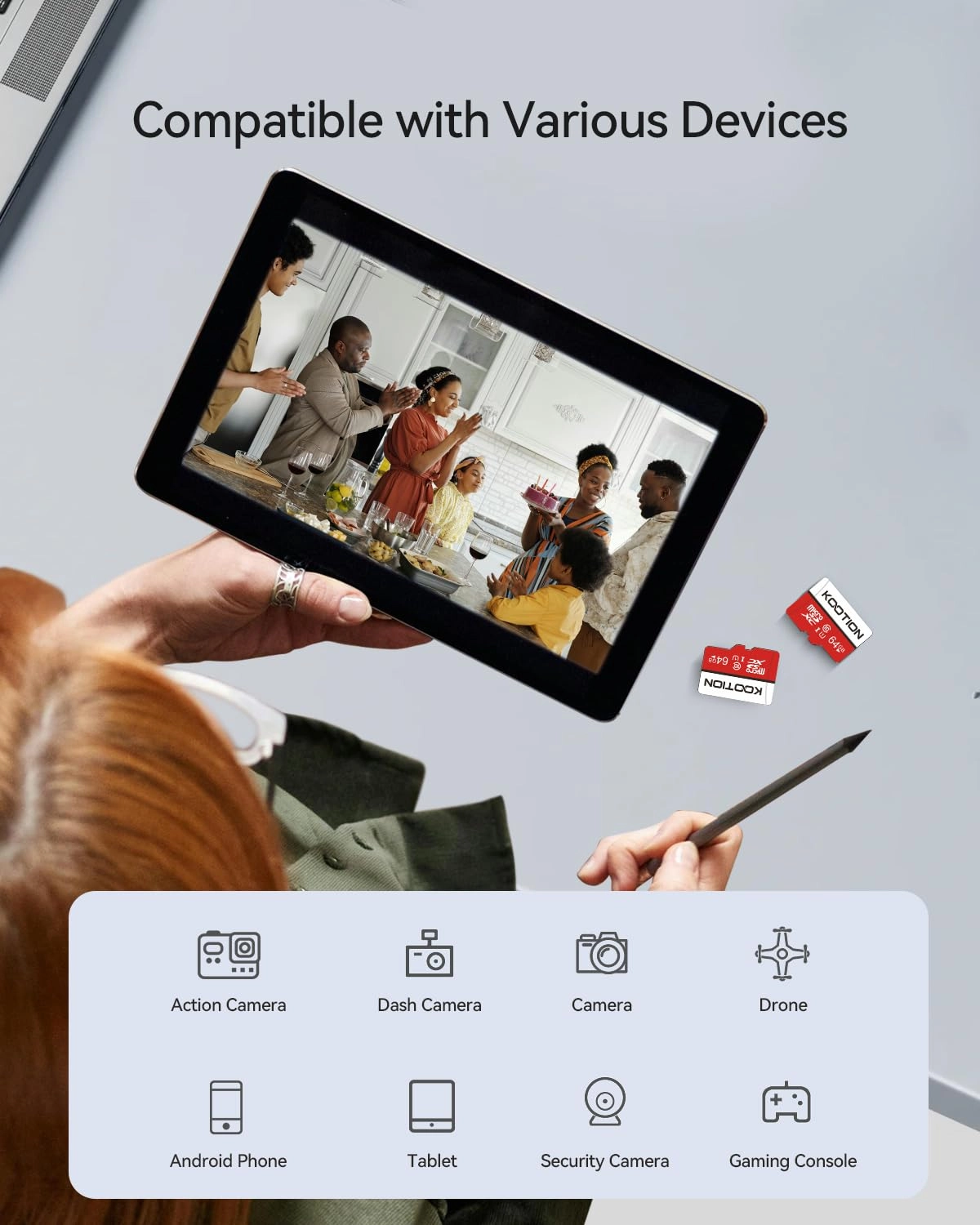 Micro SD Card - 64GB + Adapter