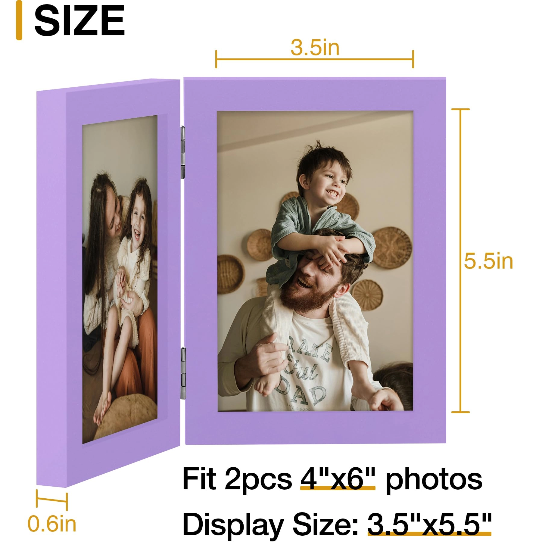 Double 6x4 Picture Frame