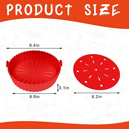 Air Fryer Silicone Pot - Silicone 2 pcs