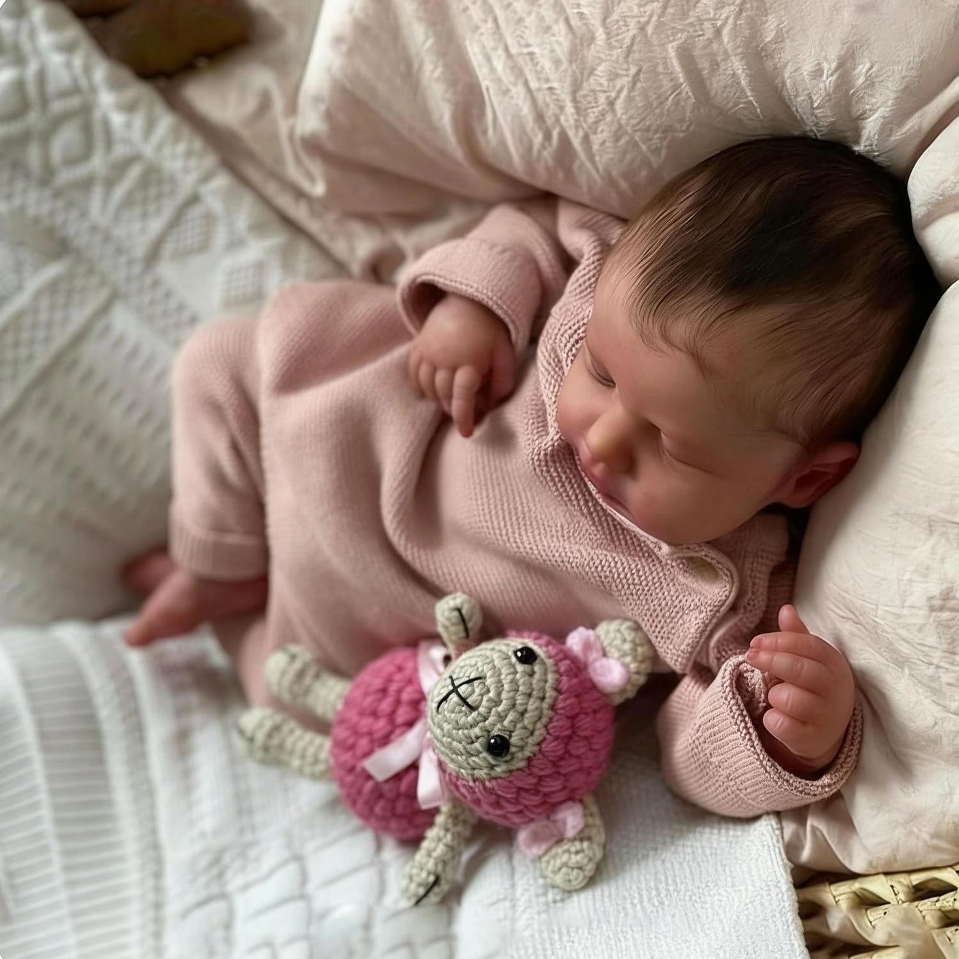 LouLou Reborn Baby Doll - 20 inches Full silicone vinyl Ages 3+