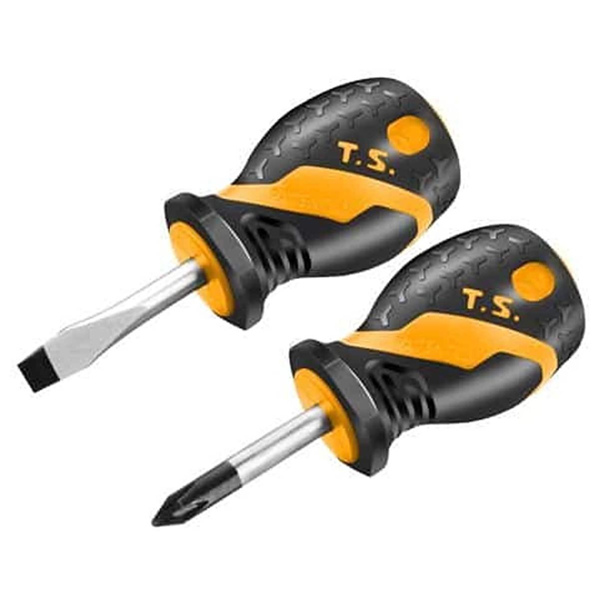 FAEBER 20181 Stubby Slotted and Phillips Screwdriver Set (2 Pcs)
