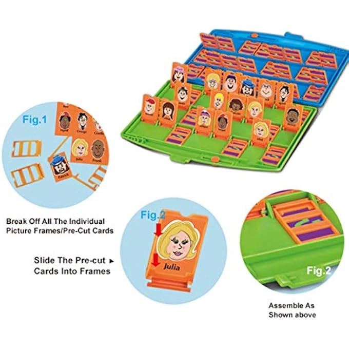 GUESS WHO FAMILY GAME - PERSONS/ANIMALS SCORING MARKERS