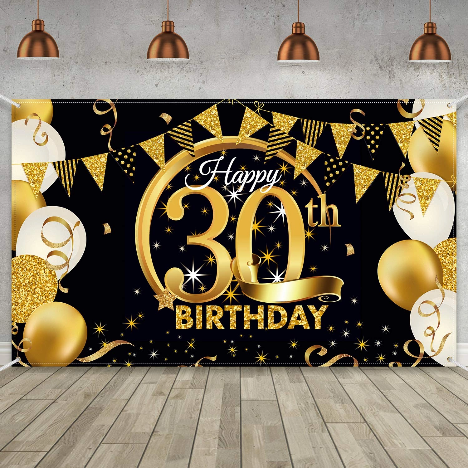 Birthday Party Backdrop - Birthday
