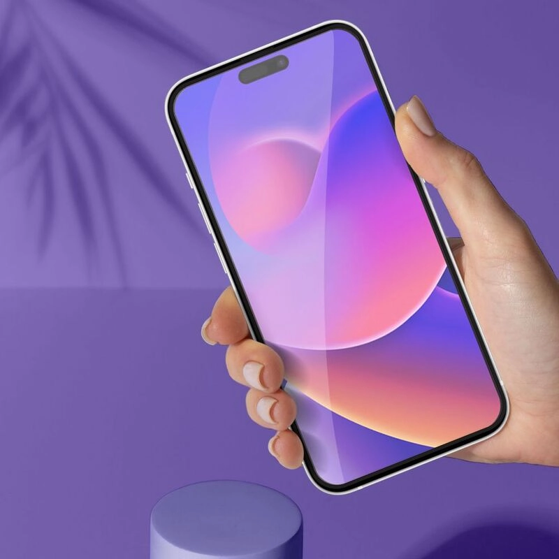 Full Coverage Tempered Glass Screen Protector for iPhone 14 Pro Max