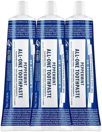 Dr.Bronner's All-One Peppermint Toothpaste