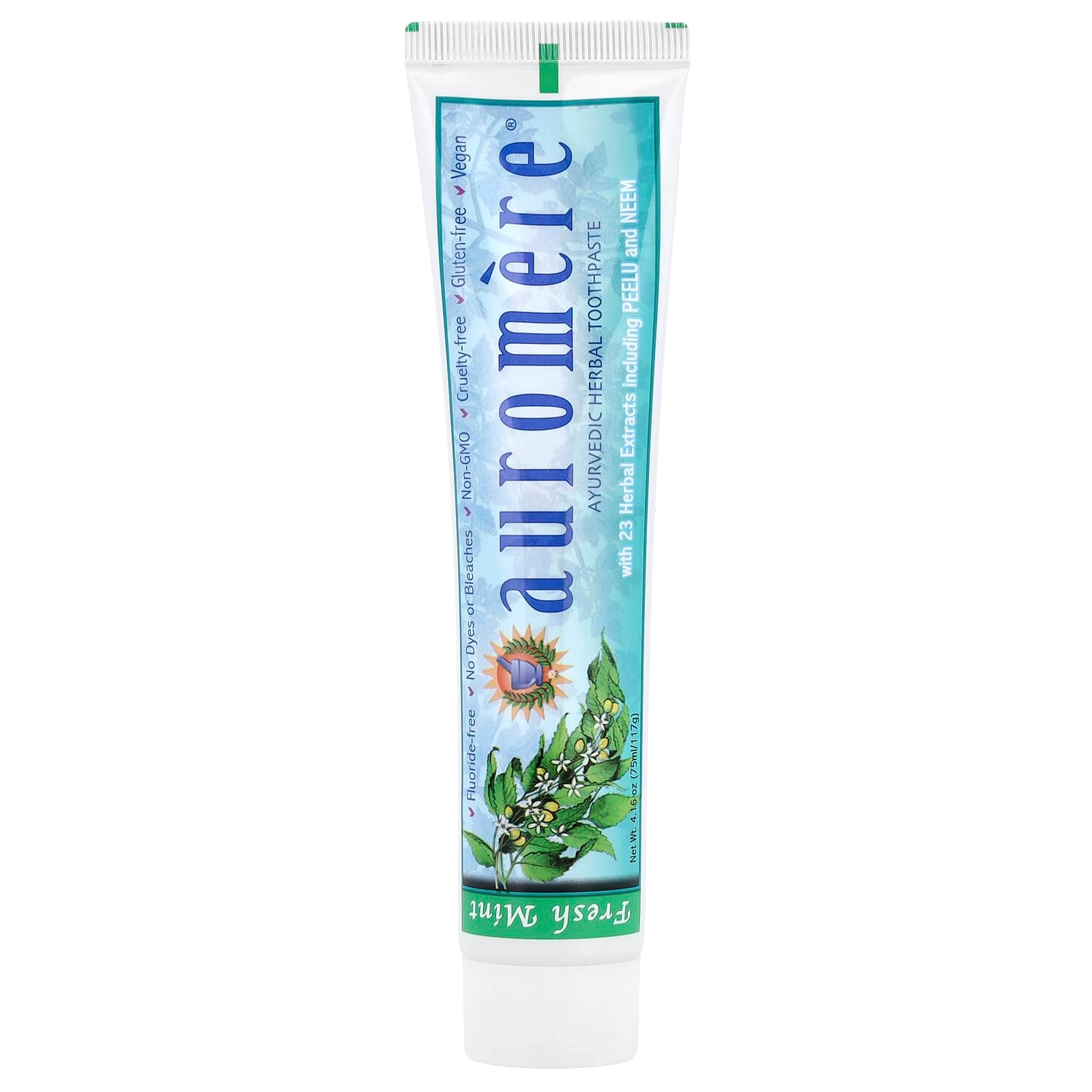 Auromere Ayurvedic Herbal Fresh Mint Toothpaste 117 g