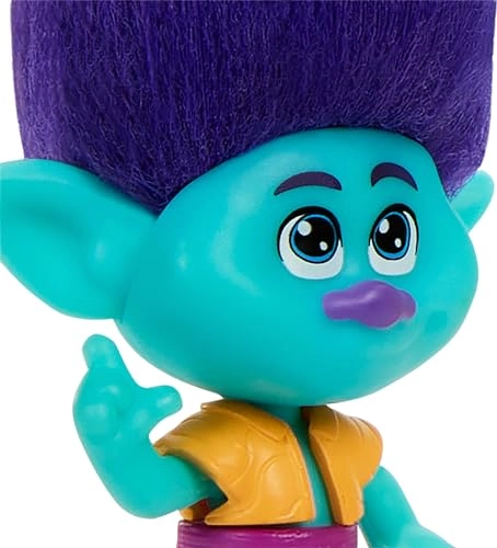 Branch Small Doll - DreamWorks Trolls Fun Fair Surprise Removable Outfit Plush Blue Hair Ages 3+
