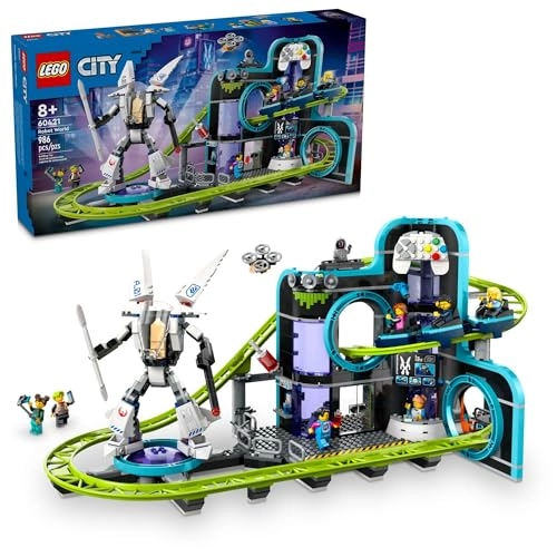 City Robot World Roller-Coaster Park (60421) - 8 Minifigures