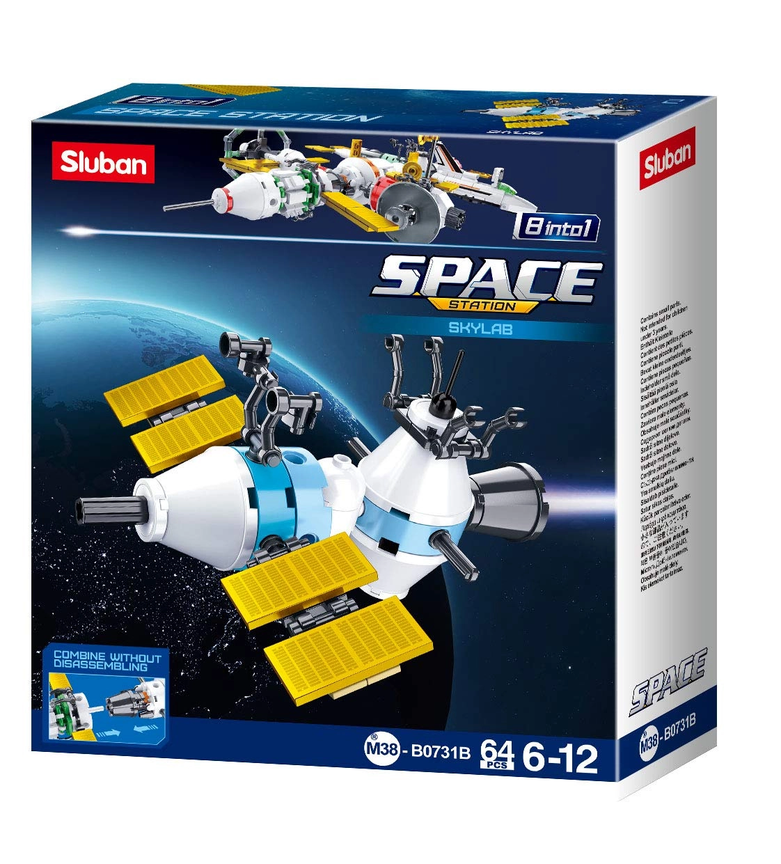Sluban Space-Skylab - 64 pcs
